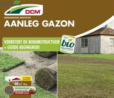 DCM Meststof Aanleg Gazon 3 Kg 4 DCM Meststof Aanleg Gazon 3 Kg - Afbeelding 2