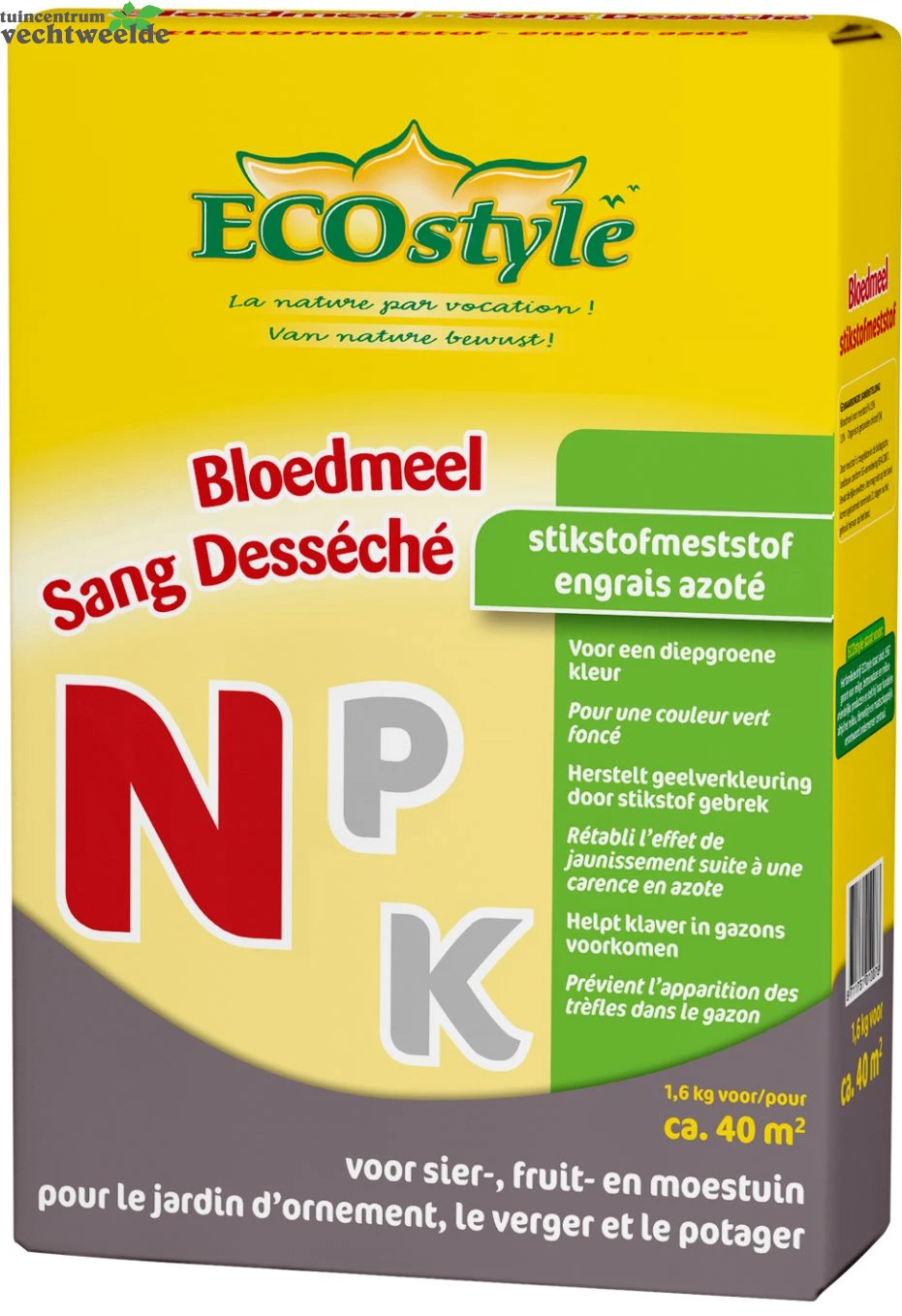 ECOstyle Bloedmeel 1,6 Kg 3 ECOstyle Bloedmeel 1,6 Kg