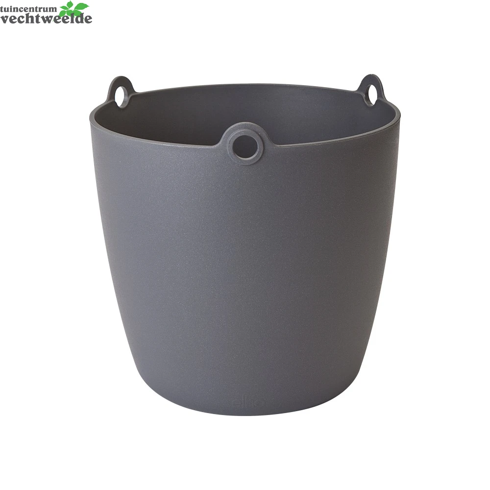 Hangpot Brussels D18cm Antraciet - Elho 4 Hangpot Brussels D18cm Antraciet - Elho - Afbeelding 2