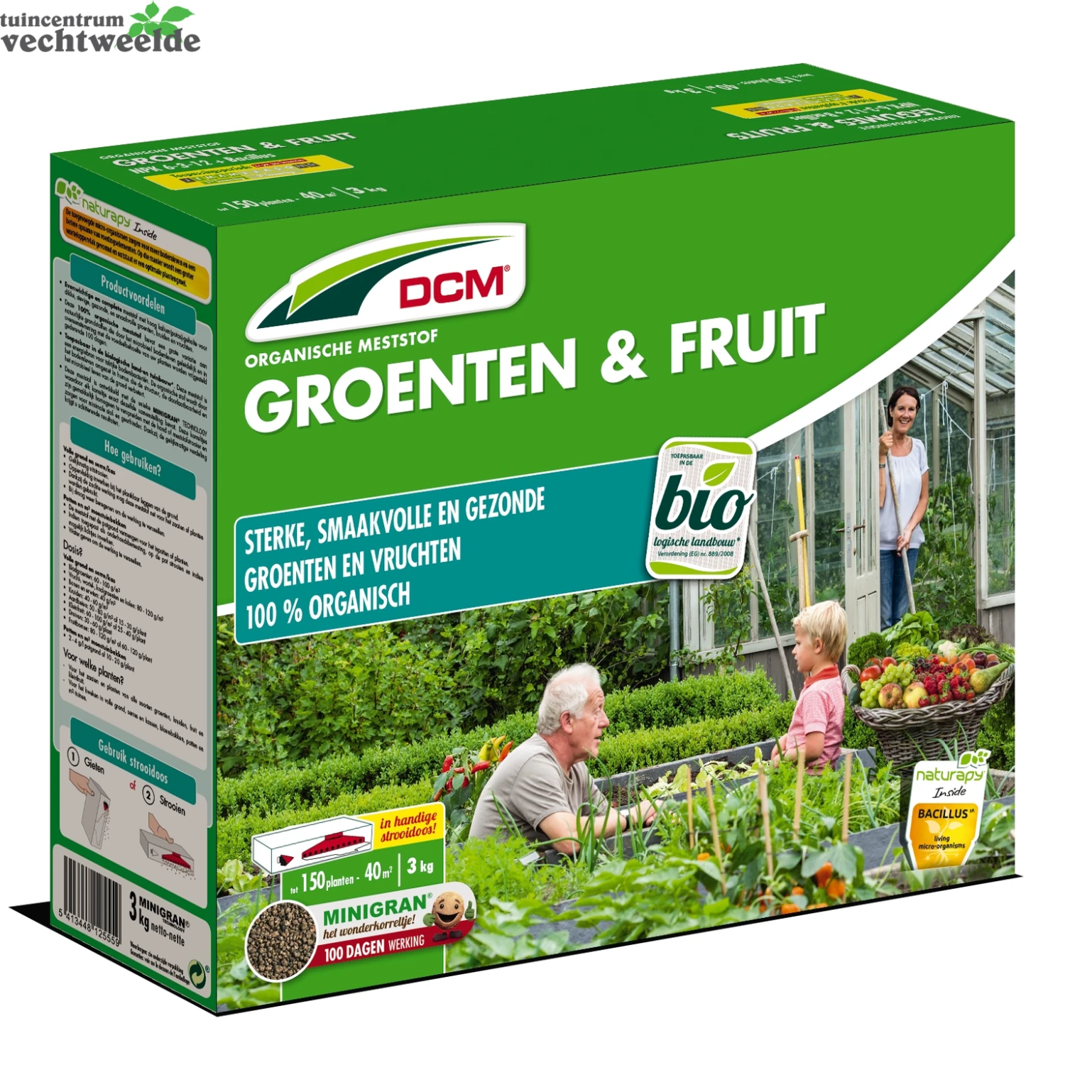DCM Meststof Groenten & Fruit 3Kg 3 DCM Meststof Groenten & Fruit 3Kg