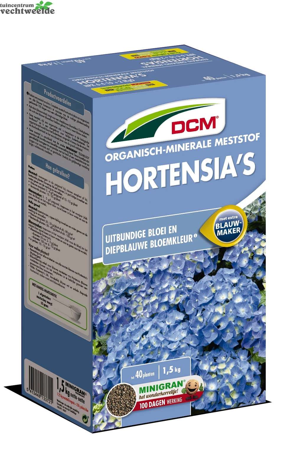 DCM Meststof Hortensia Blauw 1.5 Kg 3 DCM Meststof Hortensia Blauw 1.5 Kg