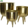 Decoris Planter Ijzer D26h31cm Goud -Tuinbenodigdheden Verkoopwinkel planter ijzer d26h31cm goud 800x639 634845f86d42c l