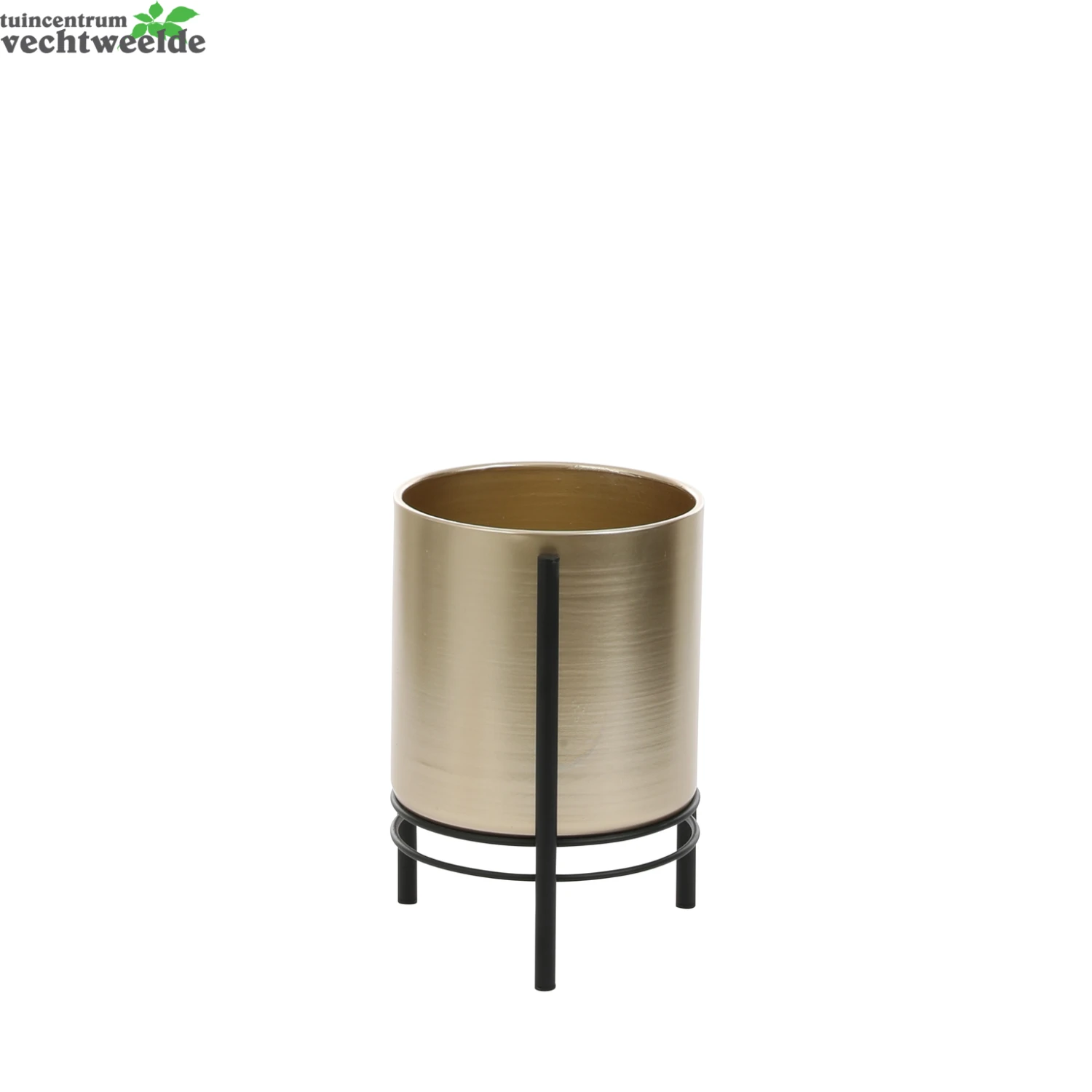 Planter Sverre Standaard D19h28cm Goud - Mica 3 Planter Sverre Standaard D19h28cm Goud - Mica