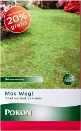 Pokon Mos Weg! 100 M2 3500gr 4 Pokon Mos Weg! 100 M2 3500gr - Afbeelding 2