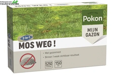 Pokon Mos Weg! 150 M2 5250 Gram 3 Pokon Mos Weg! 150 M2 5250 Gram