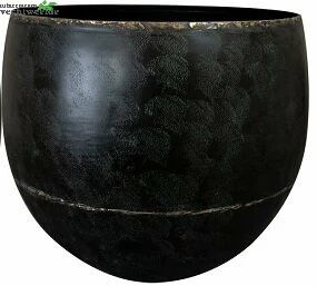 Pot Belia D38h33cm Vintage Black 3 Pot Belia D38h33cm Vintage Black