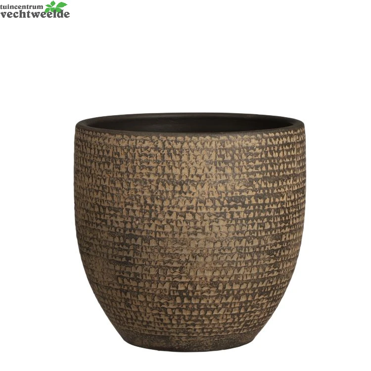 Pot Carrie D24h22cm Bruin - Mica 3 Pot Carrie D24h22cm Bruin - Mica