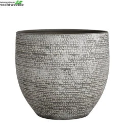 Pot D35h32cm Donkergrijs - Mican Decorations