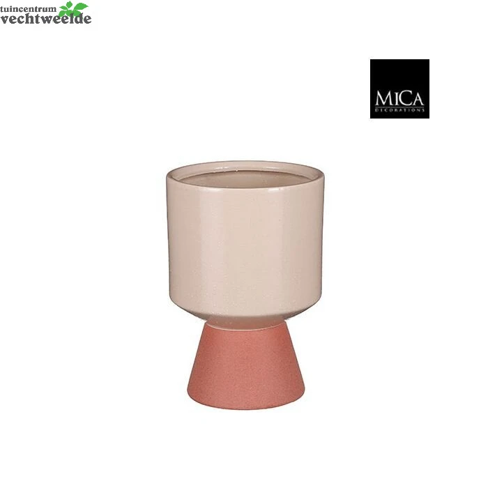 Pot Estella D16.5h24cm Grijs 3 Pot Estella D16.5h24cm Grijs