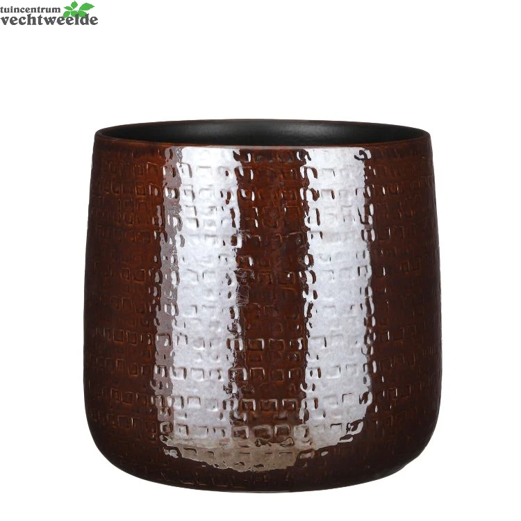 Pot Floyd D32h30cm Bruin 3 Pot Floyd D32h30cm Bruin