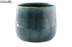 Pot Iris D26h21cm Turkoois - Ter Steege