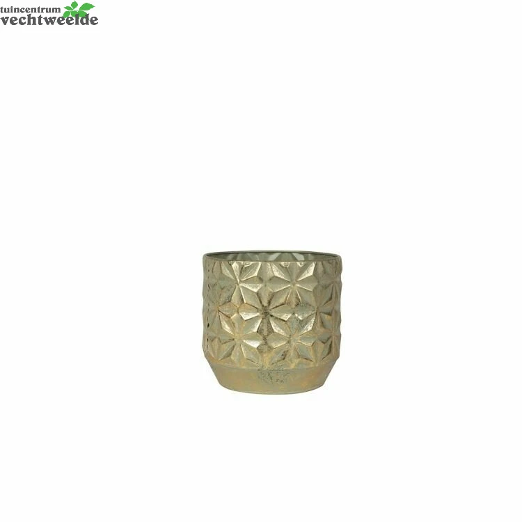 Pot Linske D38h36cm Shiny Goud 3 Pot Linske D38h36cm Shiny Goud