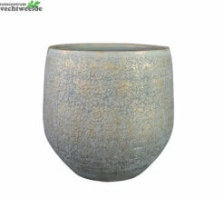 Pot Noor D36h33cm Metallic Grijs