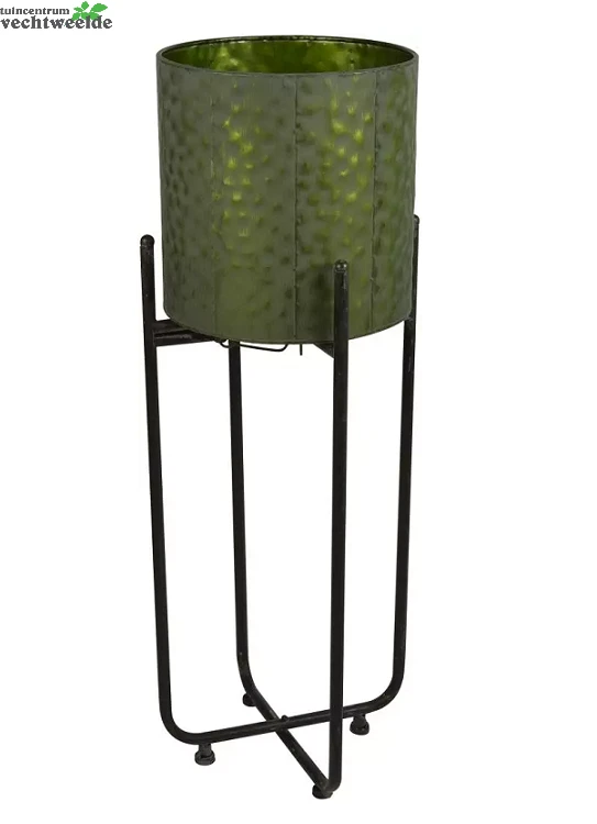 Pot Op Voet Jiro D26h97cm Groen 3 Pot Op Voet Jiro D26h97cm Groen