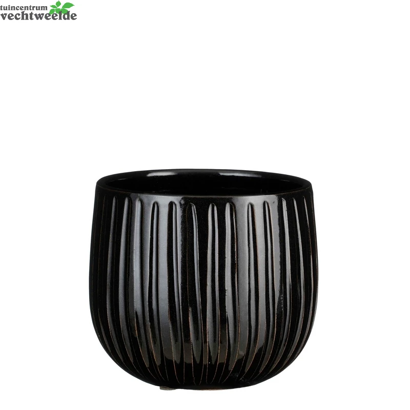 Pot Pablo D18h16cm Zwart 3 Pot Pablo D18h16cm Zwart