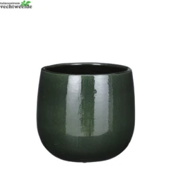 Pot Pablo D21h19cm Donkergroen