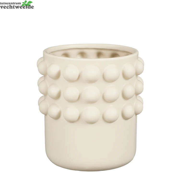 Pot Pam D19.5h20.5cm Off White 3 Pot Pam D19.5h20.5cm Off White