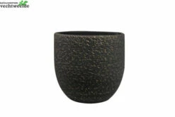 Pot Rinca D25h23cm Shiny Zwart