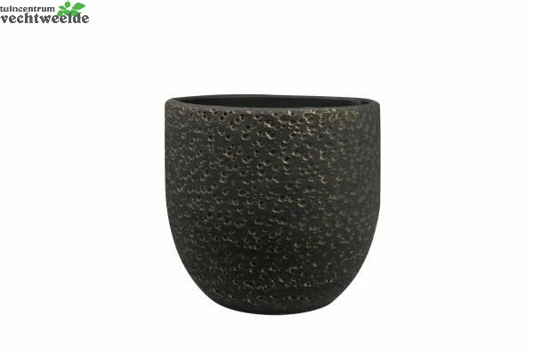 Pot Rinca D25h23cm Shiny Zwart 3 Pot Rinca D25h23cm Shiny Zwart