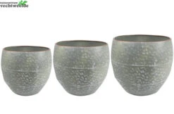 Pot Thomas Metaal D39h32cm Groen - Ter Steege