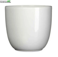 Pot Tusca D39h34.5cm Wit Glans