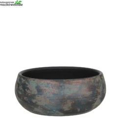 Schaal Clemente D37h15cm Koper - Mica