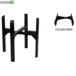 Standaard.hout L29b29h30cm Zwart