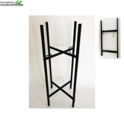 Standaard Metaal L50b50h75cm Zwart