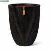 Vaas Elegant Lg Groove D46h58 Zwart -Tuinbenodigdheden Verkoopwinkel vaas elegant lg groove d46h58 zwart 800x800 64280236eca41 l
