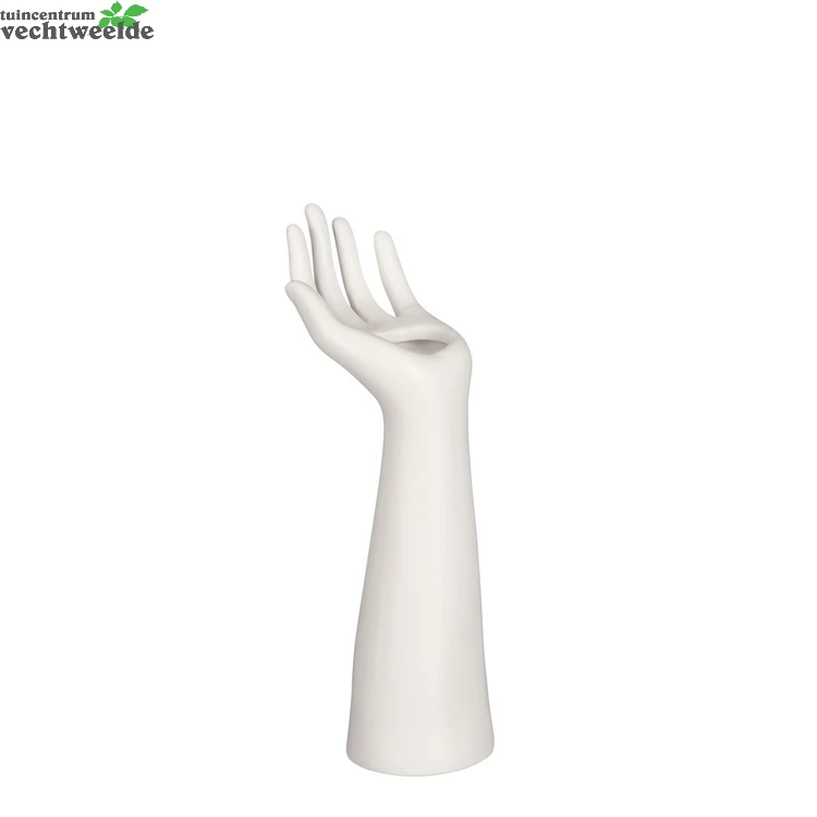 Vaas L10.5b8.5h27cm Wit 3 Vaas L10.5b8.5h27cm Wit