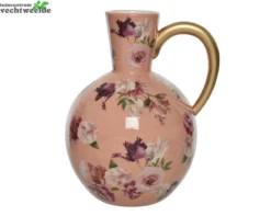 Decoris Vaas Porselein L17b14h20cm Z.roze -Tuinbenodigdheden Verkoopwinkel vaas porselein l17b14h20cm z roze 1181x944 6249809394eaf l